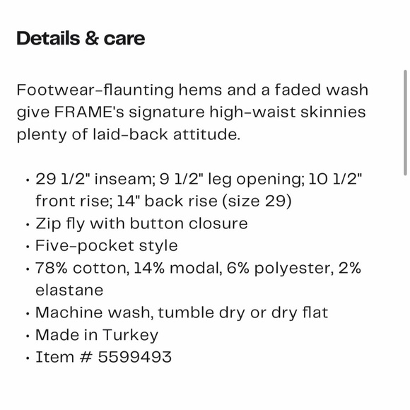 Frame Jeans - Picture 8 of 8